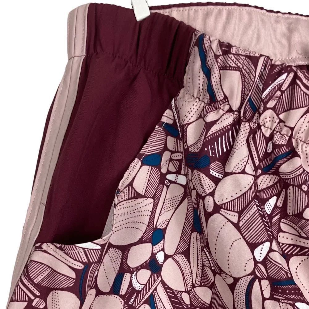 Columbia Wms Sz Sm Pink Maroon Sandy Trail Athletic Running Hiking Shorts - Picture 3 of 5